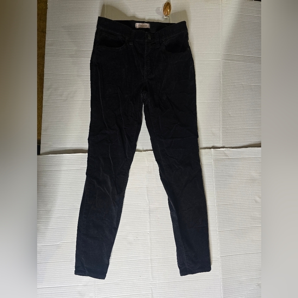Madewell 9 High Riser Skinny Velvet Jeans Size 27